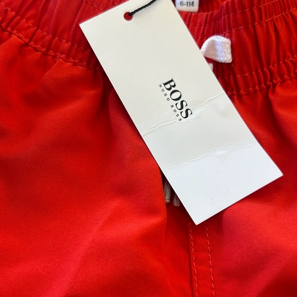 100% Authentic Hugo Boss boys / kids swim trunk shorts - NWT Price is FIRM - Picture 2 of 5